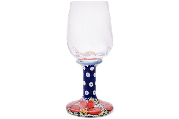 Wine Glasses Wildflowers Wine Glasses Art Glass 