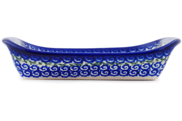 Polish Pottery 13" Platter with Handles - Thumbnail 5