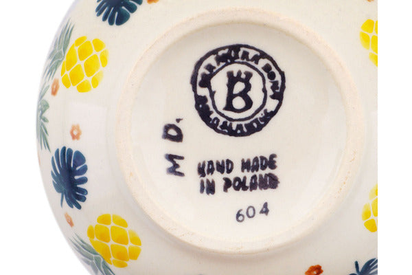 Polish Pottery 23 oz Mug Pineapple Parade - Thumbnail 4