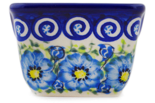 Polish Pottery 3" Sugar Packet Holder Gorgeous Morning Glory