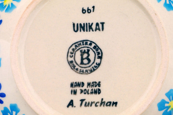 Polish Pottery 6" Bowl Endless Summer UNIKAT - Thumbnail 4