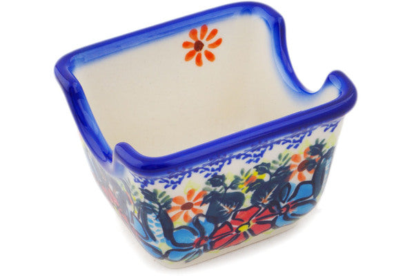 3" Sugar Packet Holder - Bold Poppies