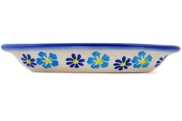 Polish Pottery 6" Condiment Dish Endless Summer UNIKAT - Thumbnail 4