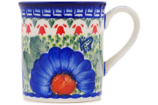 Polish Pottery 13 oz Mug Brilliant Butterfly Popp - Thumbnail 4