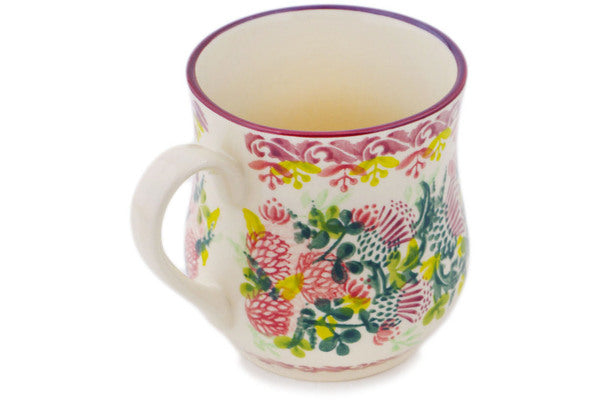 Polish Pottery 12 oz Mug Thriving Thistle Wreath - Thumbnail 5