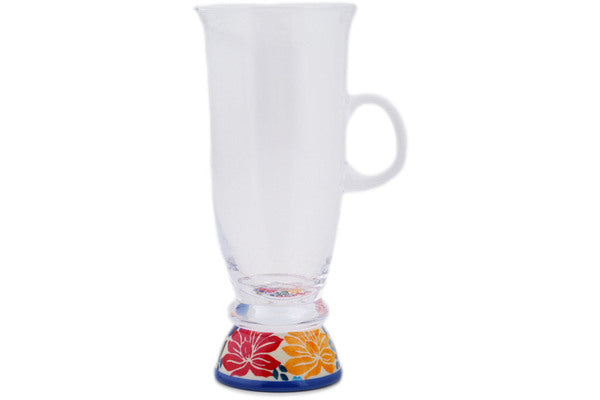 Polish Pottery Cappuccino Glass Warm Summer UNIKAT - Thumbnail 3