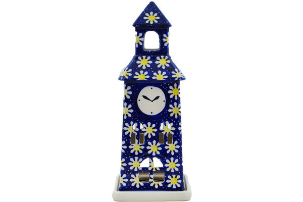 Manufaktura Polish Pottery Clock Tower Candle Holder - Thumbnail 5
