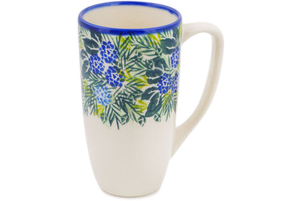 Polish Pottery 15 oz Mug Thistle - Thumbnail 3