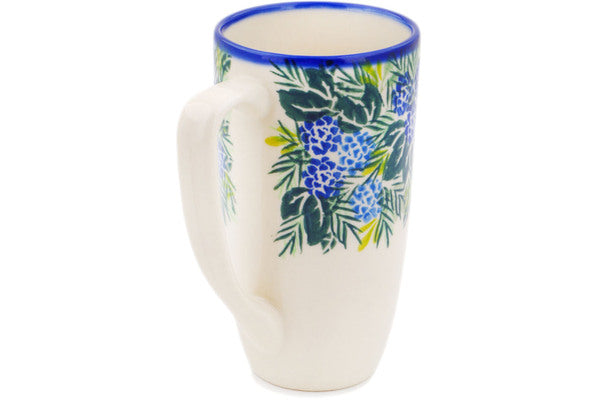 Polish Pottery 15 oz Mug Thistle - Thumbnail 2