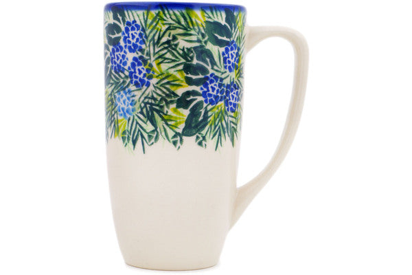 Polish Pottery 15 oz Mug Thistle