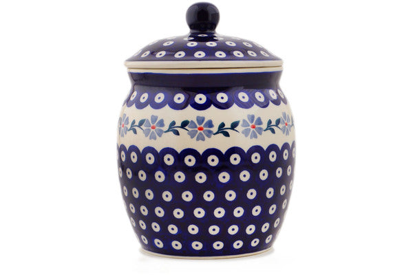 Manufaktura Polish Pottery Jar with Lid - Thumbnail 4