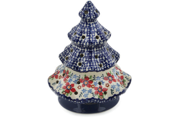 Manufaktura Polish Pottery Christmas Tree Candle Holder - Thumbnail 4