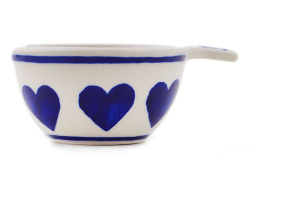Polish Pottery 1/3 Cup Measuring Cup Surrounded By Love - Thumbnail 5