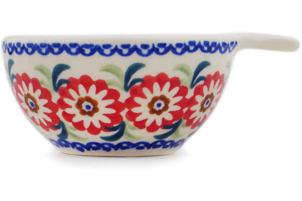 Looking Daisy Polish Pottery Measuring Cup - Thumbnail 4
