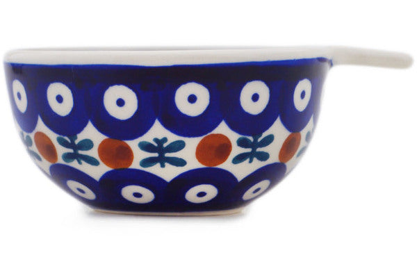 Polish Pottery 1/4 Cup Measuring Cup Mosquito - Thumbnail 5