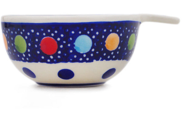 Polish Pottery 1/2 Cup Measuring Cup Lights In The Sky - Thumbnail 5