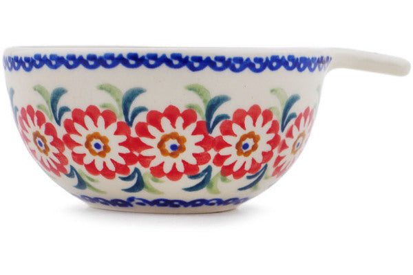Looking Daisy Polish Pottery Measuring Cup