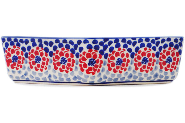 Polish Pottery 8" Bowl Bursting Poppies UNIKAT - Thumbnail 4