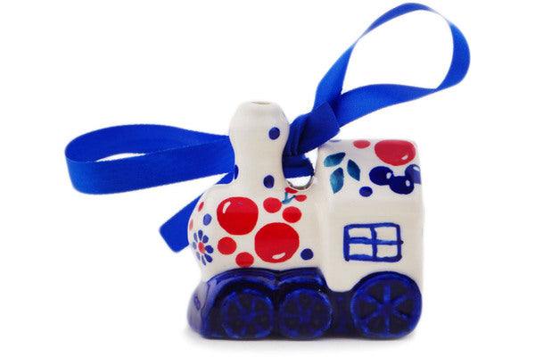 2" Train Ornament - Burst Of Berries