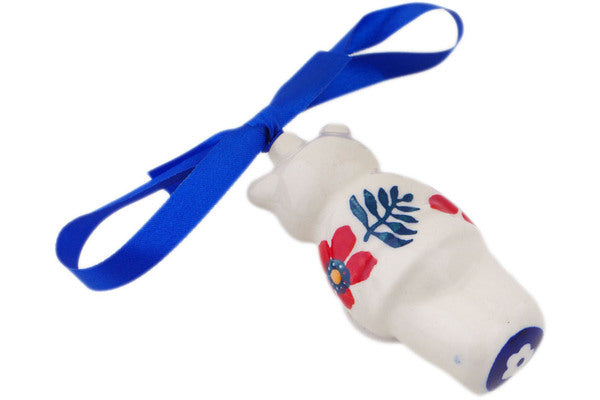 Manufaktura Polish Pottery Teddy Bear Ornament - Thumbnail 3