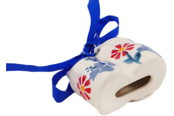 Polish Pottery 2 oz Owl Ornament - Thumbnail 4