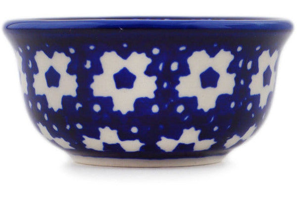 Polish Pottery 3" Bowl Wild Flower Bloom UNIKAT - Thumbnail 2