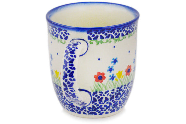 Polish Pottery 13 oz Mug Primary Spring - Thumbnail 5