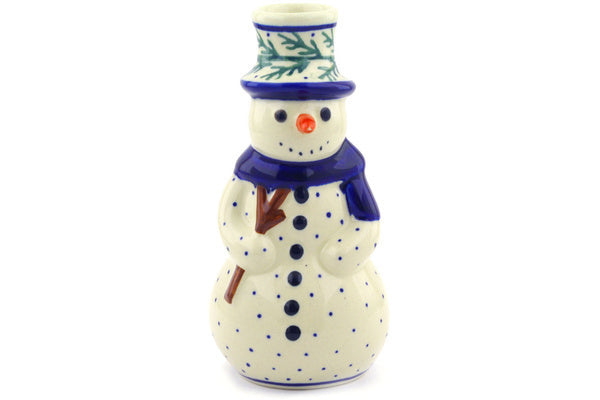 Zaklady Ceramiczne Snowman Candle Holder - Thumbnail 2