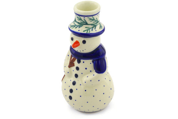 Zaklady Ceramiczne Snowman Candle Holder