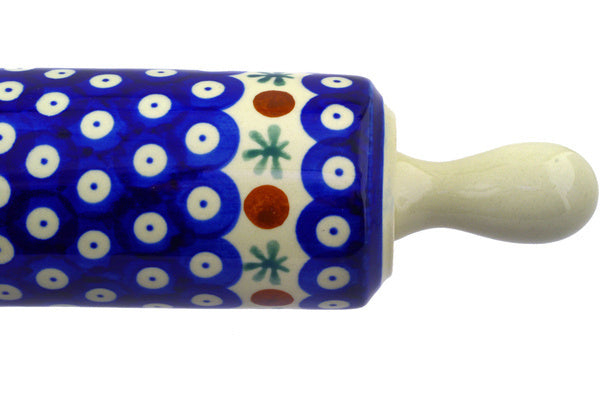 Polish Pottery 13" Rolling Pin Mosquito - Thumbnail 4