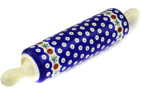 Polish Pottery 13" Rolling Pin Mosquito - Thumbnail 2