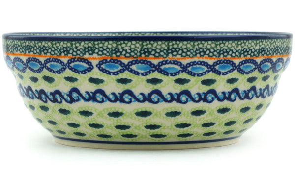 Polish Pottery 7" Bowl Evangeline UNIKAT - Thumbnail 3