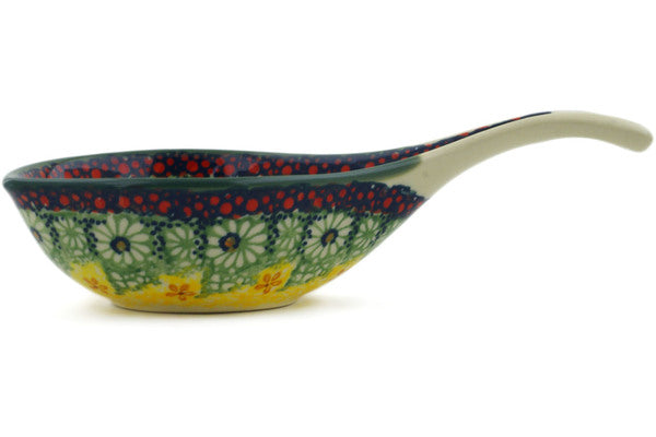 Polish Pottery 8" Condiment Dish Sunshine Grotto UNIKAT