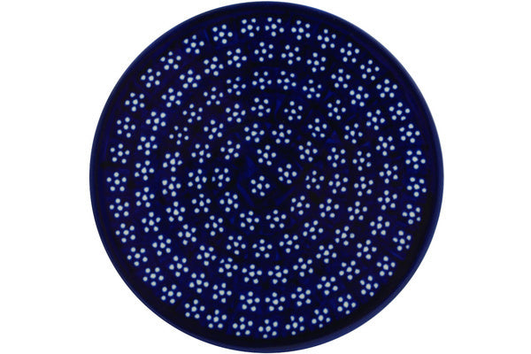 Polish Pottery trivet, hot plate Midnight Daisies