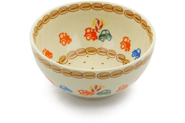 Polish Pottery 6" Bowl Go Car - Thumbnail 2