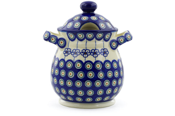 8" Jar with Lid and Handles