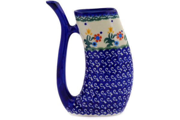 Polish Pottery 10 oz Mug Spring Flower Ring - Thumbnail 3