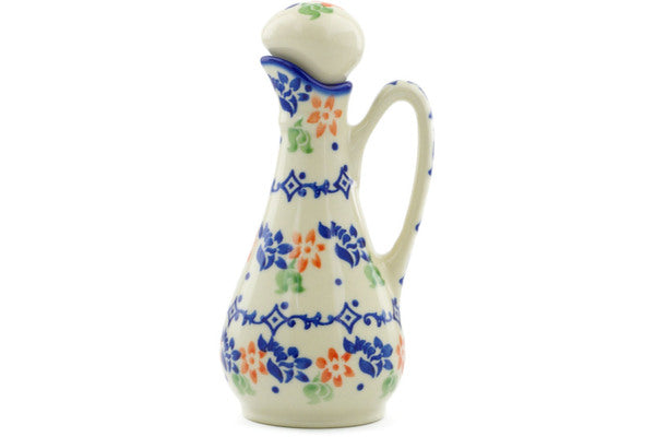Polish Pottery 5 oz Bottle Diamond Daisy