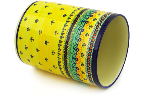 Polish Pottery Utensil Jar - Thumbnail 3
