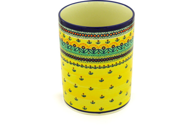 Polish Pottery Utensil Jar - Thumbnail 2