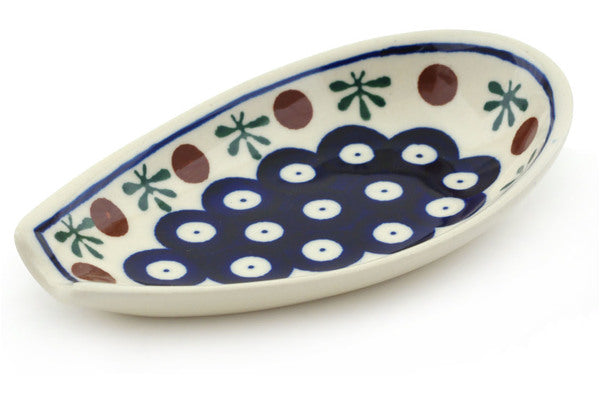 Polish Pottery 5" Spoon Rest Mosquito
