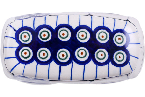 7" Piggy Bank - Traditional Peacock - Thumbnail 3