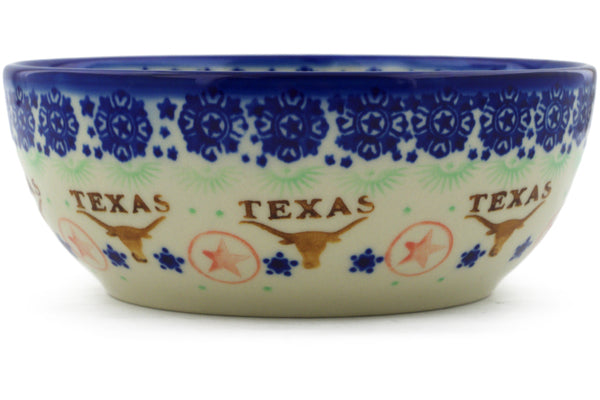 Polish Pottery 7" Bowl Texas State - Thumbnail 2