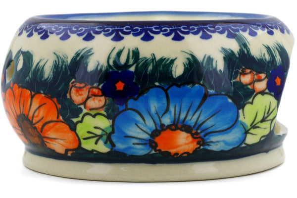 Polish Pottery 6" Heater Butterfly Splendor UNIKAT - Thumbnail 2