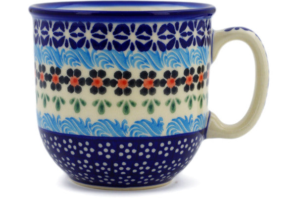 Polish Pottery 10 oz Mug Spring Country Trip - Thumbnail 2