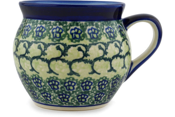 Polish Pottery Bubble Mug Emerald Forest - Thumbnail 2