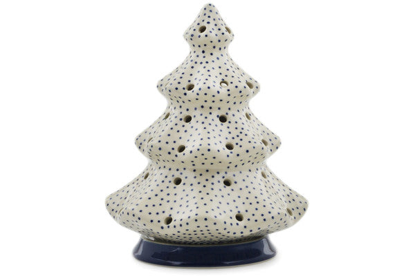 Manufaktura Polish Pottery Christmas Tree Candle Holder