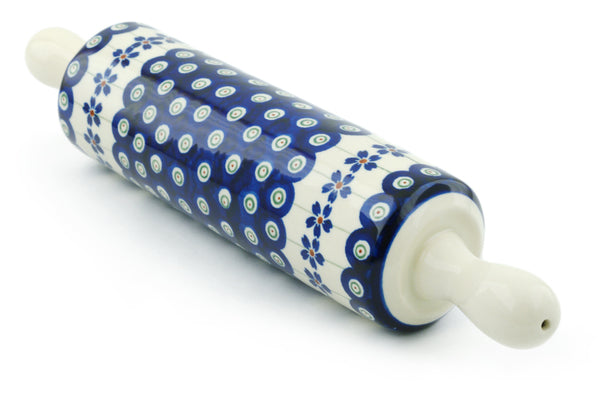 13" Rolling Pin - Flowering Peacock