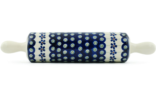 13" Rolling Pin - Flowering Peacock - Thumbnail 2
